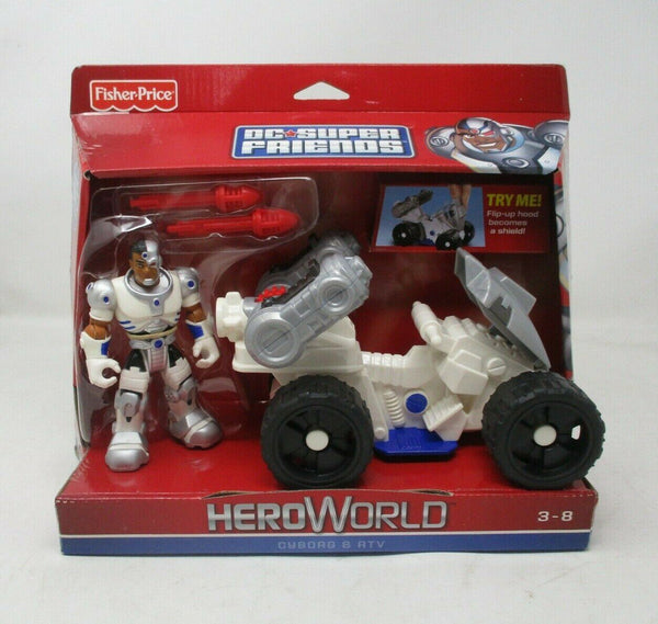 Fisher-Price Hero World DC Super Friends Cyborg & ATV