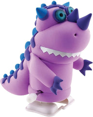 Wizzworx Walking Dinosaur Kit – Purple | Build & Wind-Up Dino