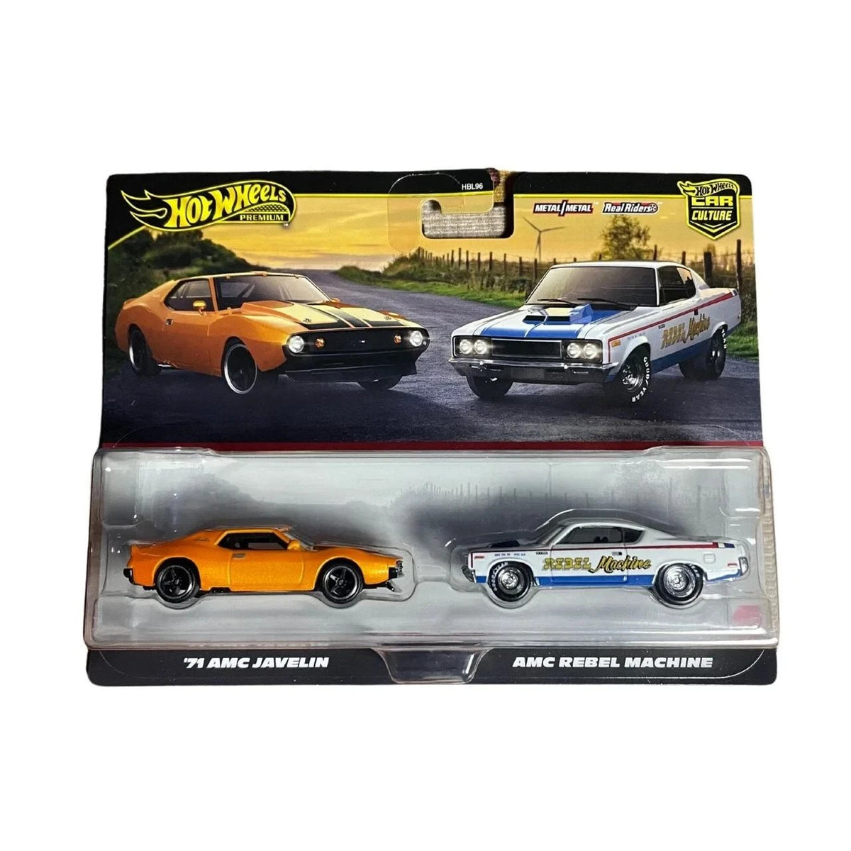 Hot Wheels Premium Car Culture '71 AMC Javelin & Rebel Machine 2-Pack