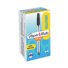 Paper Mate InkJoy 50ST Ballpoint Pens, Black, Medium Tip – 24 Pack