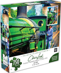 KI Puzzle Casey Jones 750 Piece Vintage Train