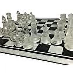 Hoomeware Glass Chess Set – Premium Crystal Game Board