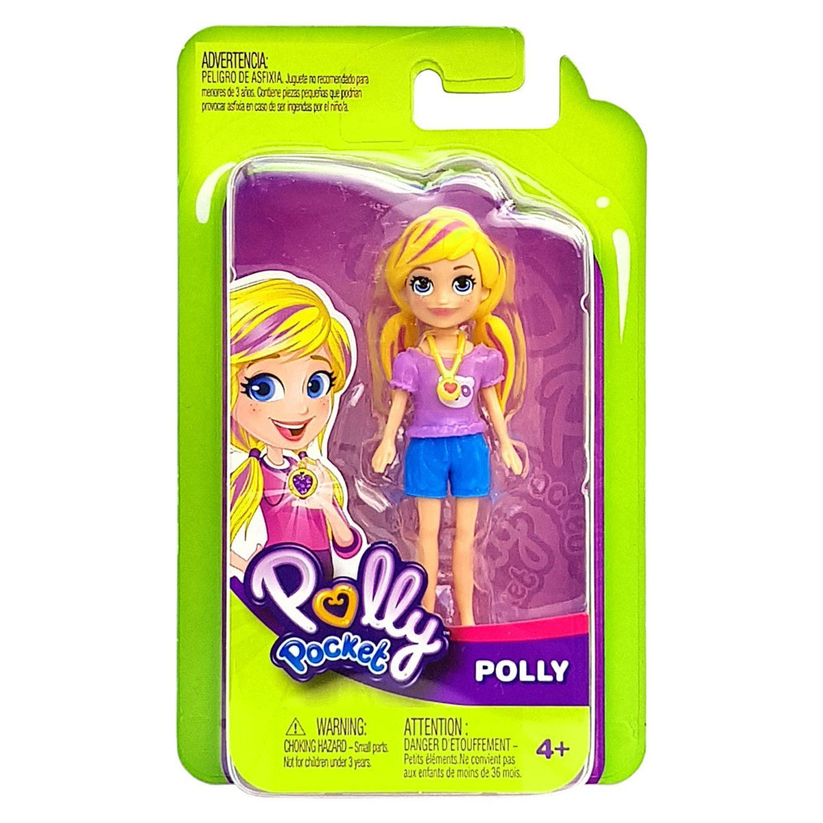 Polly Pocket Polly Doll – Panda Shirt & Blue Shorts