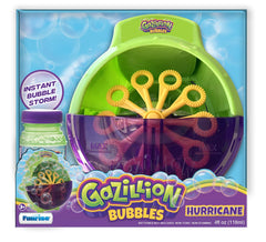 Gazillion Hurricane Bubble Machine – Portable Bubble Maker for Kids