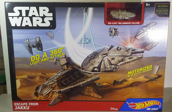 Hot Wheels Star Wars Escape From Jakku Starship Play Set