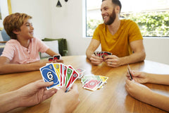 Mattel UNO Card Game – Left-Handed Edition in Collectible Tin