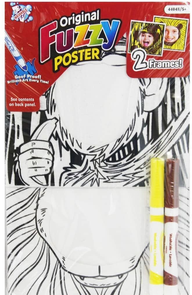 Original Fuzzy Poster Kids Picture Frames – Fun Textured Design
