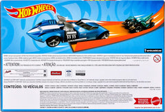 Hot Wheels 1:64 Die-Cast Toy Trucks 10-Pack – Stunt & Racing