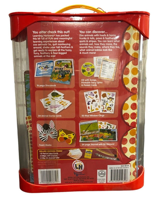 Think Play & Discover Zoo Animals Educational Activity Set