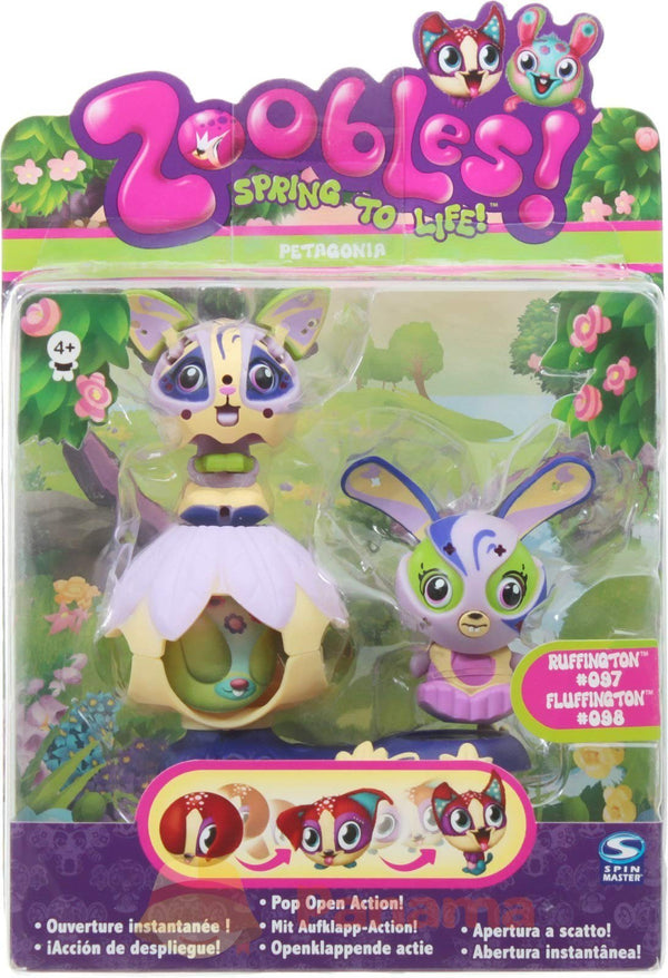 Zoobles Spring To Life Petagonia Pack – Ruffington & Fluffington