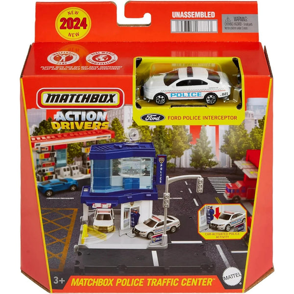 Matchbox Action Drivers Police Traffic Center Playset