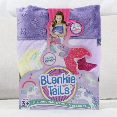 Your Zone Unicorn Blankie Tail – Kids Wearable Blanket