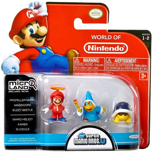 JAKKS Pacific Mario Bros U Micro Figure 3-Pack