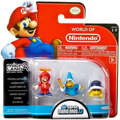 JAKKS Pacific Mario Bros U Micro Figure 3-Pack