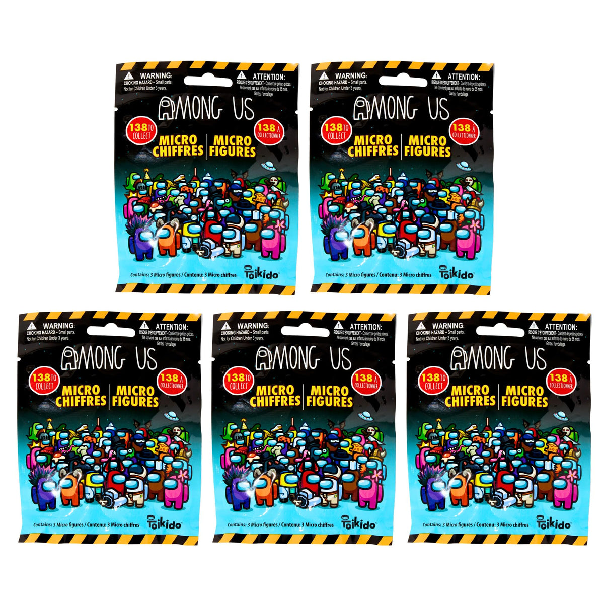 Among Us Micro Figures Series 1 Blind Bags – Pack of 3