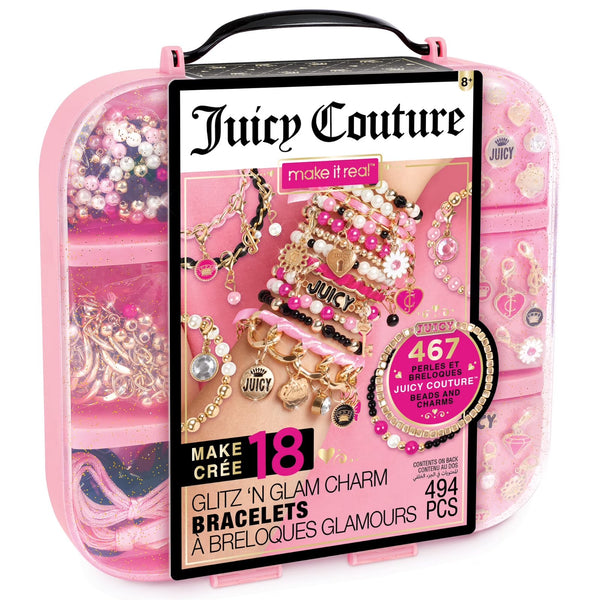Juicy Couture Glitz 'N Glam Charm Bracelet Kit – 494 Pieces