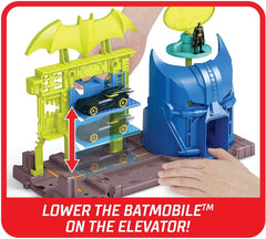 Hot Wheels City Batman Repair Bunker Playset with Villains & Action