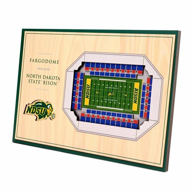 YouTheFan North Dakota State Bison Fargodome 3D Desktop Stadium Display