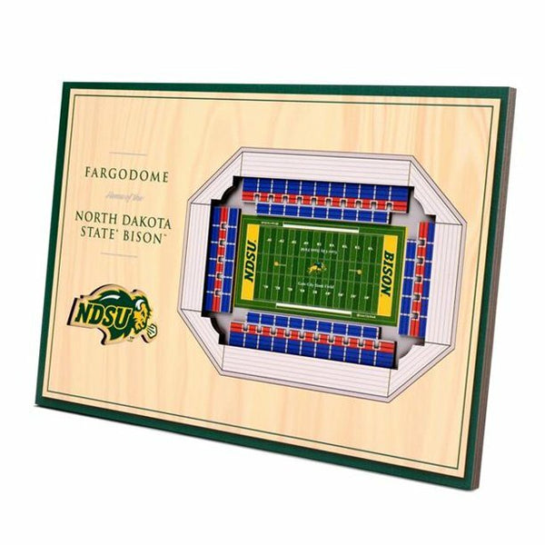 YouTheFan North Dakota State Bison Fargodome 3D Desktop Stadium Display