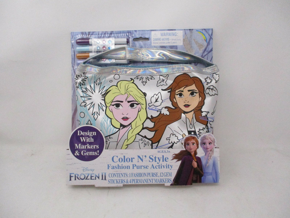 Tara Toy Frozen 2 Color N Style Canvas Purse Craft Kit