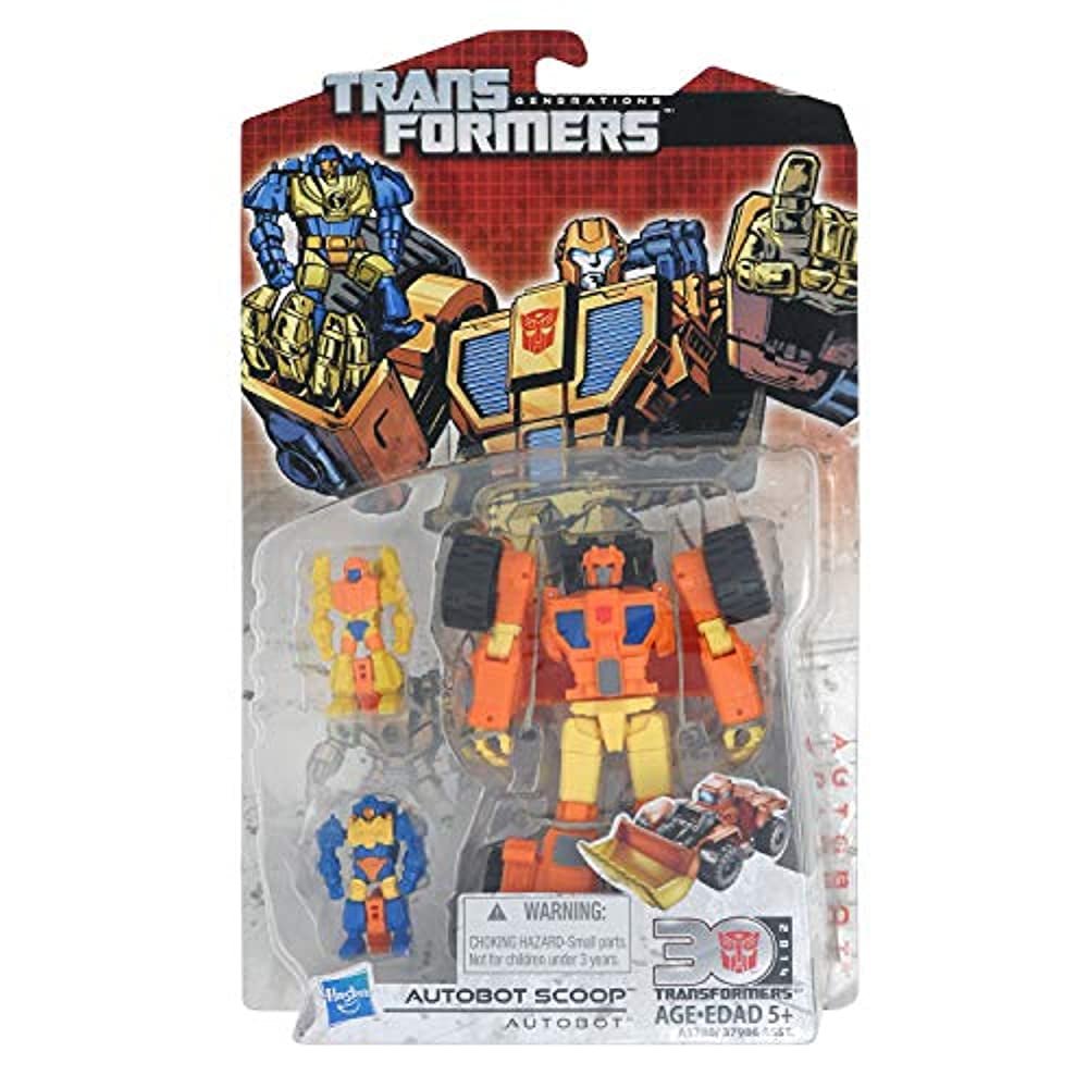 Transformers Generations Deluxe Autobot Scoop Action Figure
