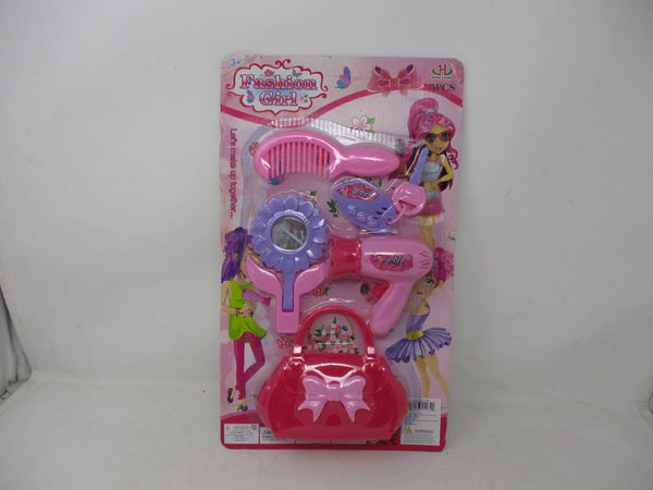 Girls 5-Piece Beauty Playset – Pretend Play Makeup & Accessories