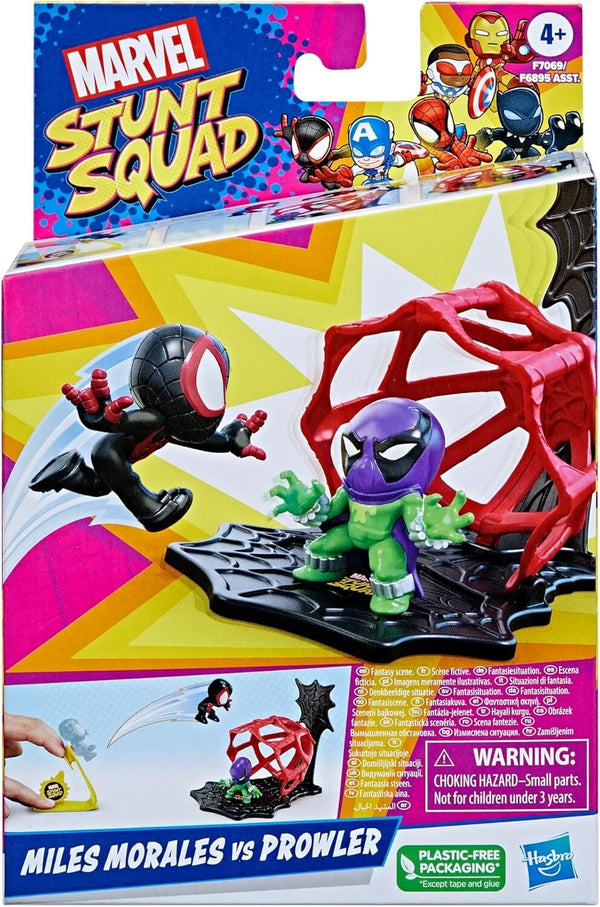 Hasbro Marvel Stunt Squad Miles Morales vs. Prowler Action Playset