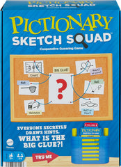 Mattel Pictionary Sketch Squad Cooperative Drawing Party Game
