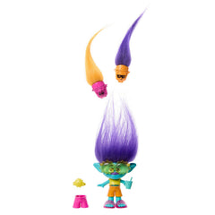 Mattel Trolls Band Together Hair Pops Branch Small Doll with Accessories