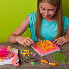 Craft-tastic Tropical String Art Kit — Flamingo & Pineapple Craft Set