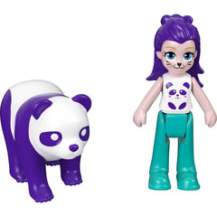 Polly Pocket Flip & Find Panda Compact with Micro Doll & Accessories