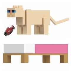 Mattel Minecraft Persian Cat 3.25-Inch Collectible Action Figure