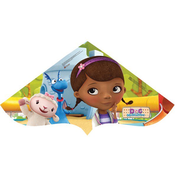 SkyDelta Doc McStuffins Delta Kite – 42-Inch Poly Sail