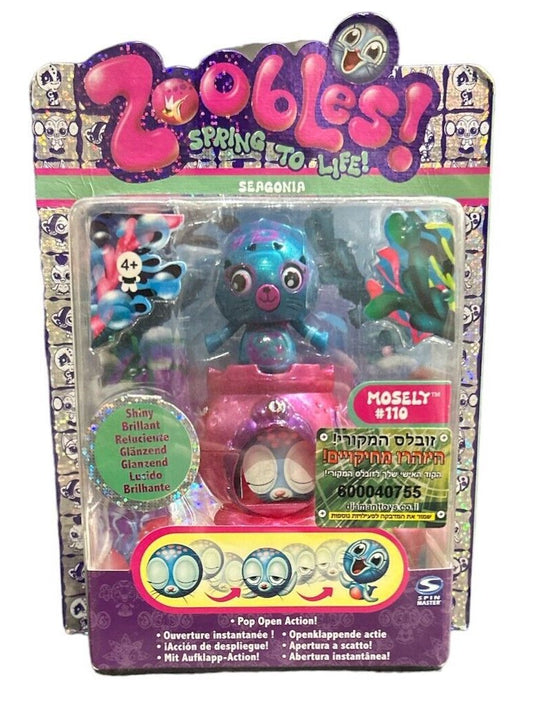 Zoobles Mosley #110 Pop-Open Collectible Character Figure