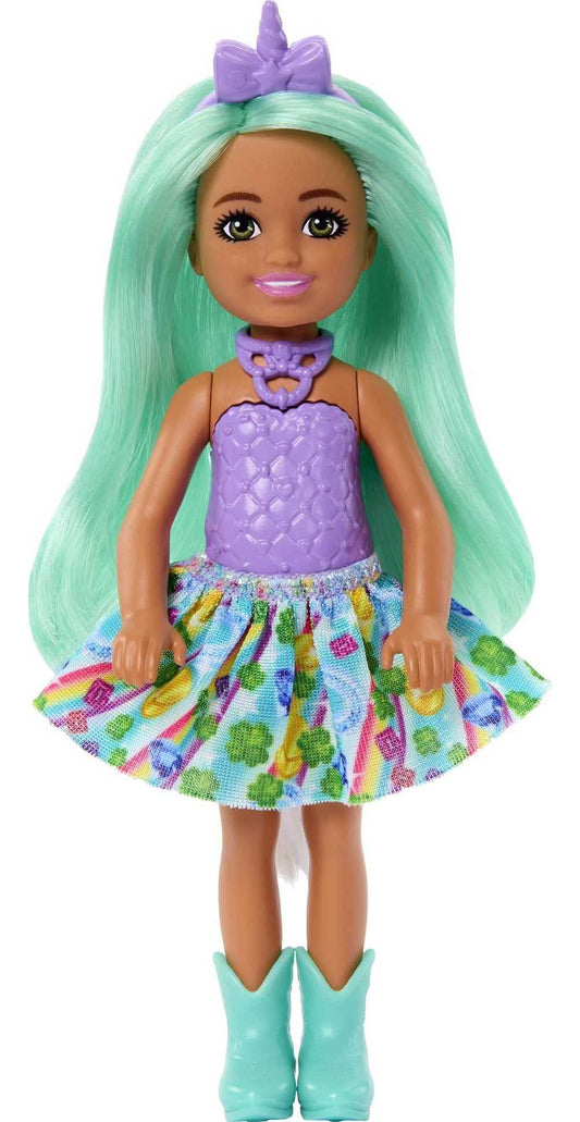 Barbie Dreamtopia Chelsea Unicorn Doll | Green Hair & Tail