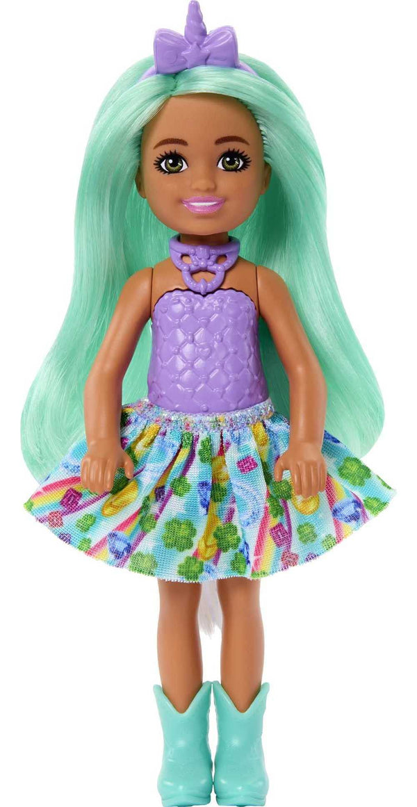 Barbie Dreamtopia Chelsea Unicorn Doll | Green Hair & Tail