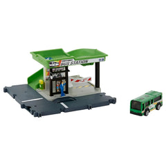 Matchbox Action Drivers Bus Station Playset with Electric Bus