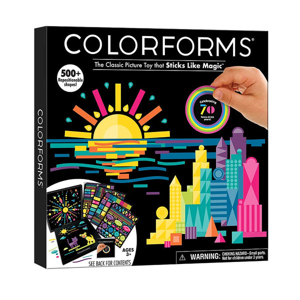 Play Monster Colorforms 70th Anniversary Sticker Box Set, 500+ Pieces