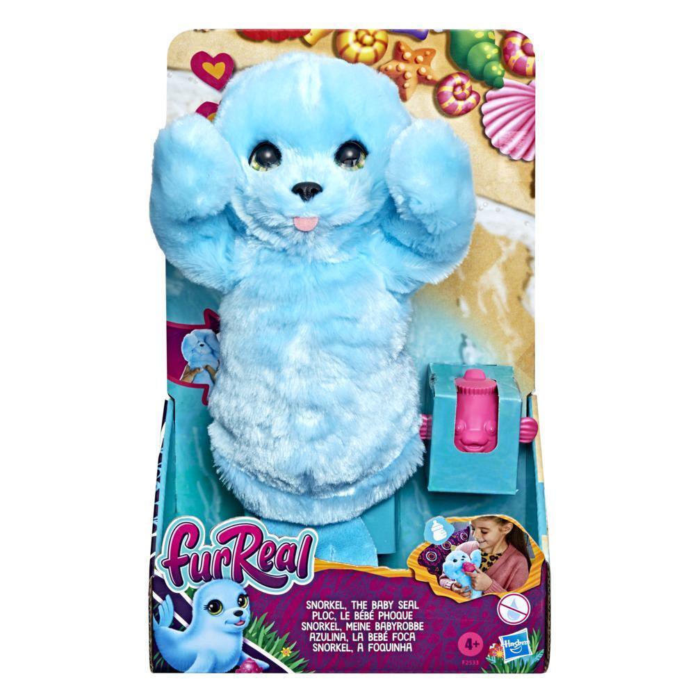 FurReal Snorkel Baby Seal Interactive Peek-a-Boo Plush Toy