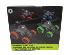 Braha F-300 Remote Control Stunt Car – Green | 360° Spin RC