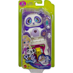 Polly Pocket Flip & Find Panda Compact with Micro Doll & Accessories
