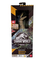 Mattel Jurassic World Sound Surge Allosaurus Dinosaur Figure