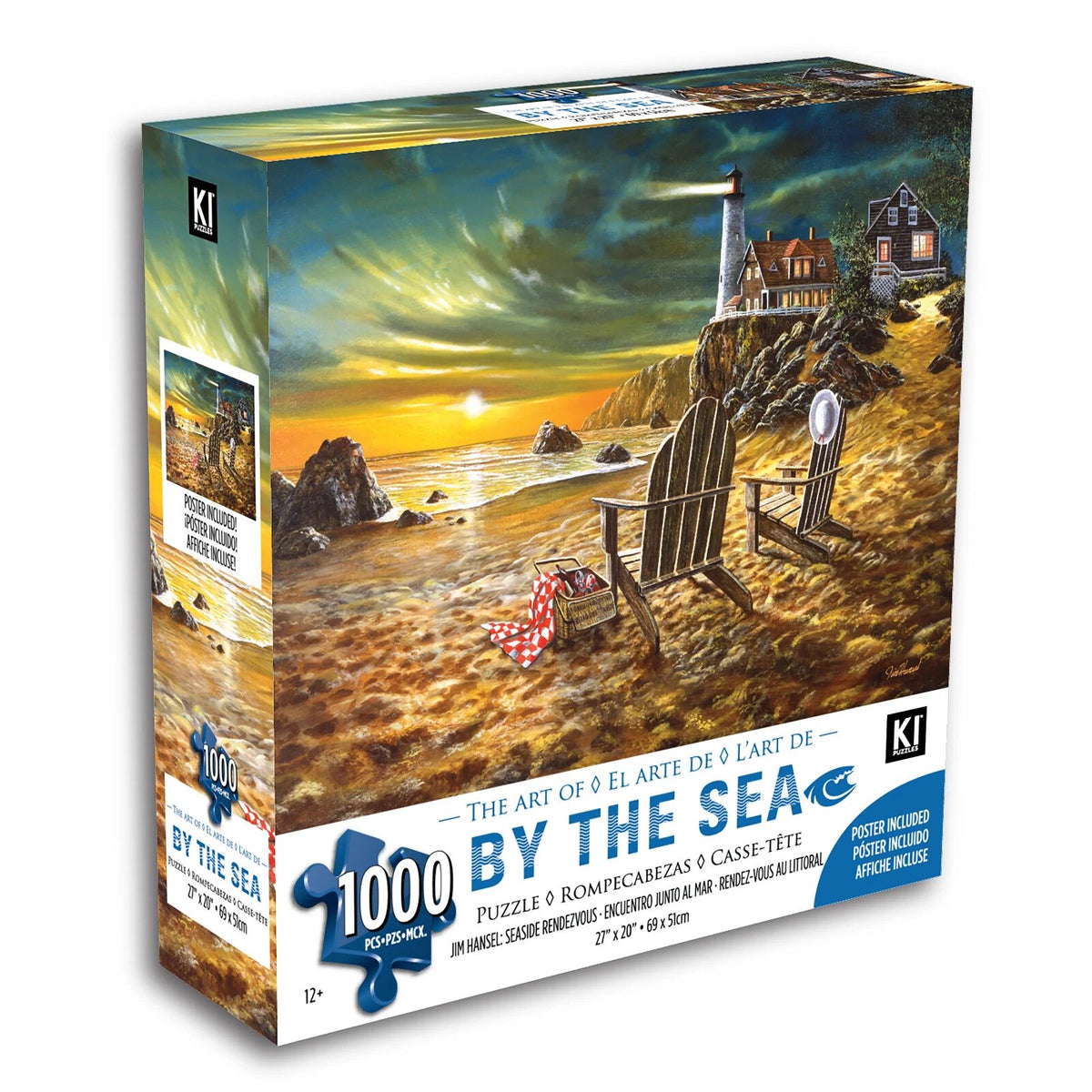 KI Puzzle – Seaside Rendezvous by Jim Hansel 1000-Piece Jigsaw Puzzle