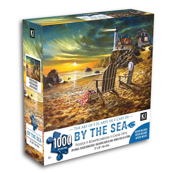 KI Puzzle – Seaside Rendezvous by Jim Hansel 1000-Piece Jigsaw Puzzle