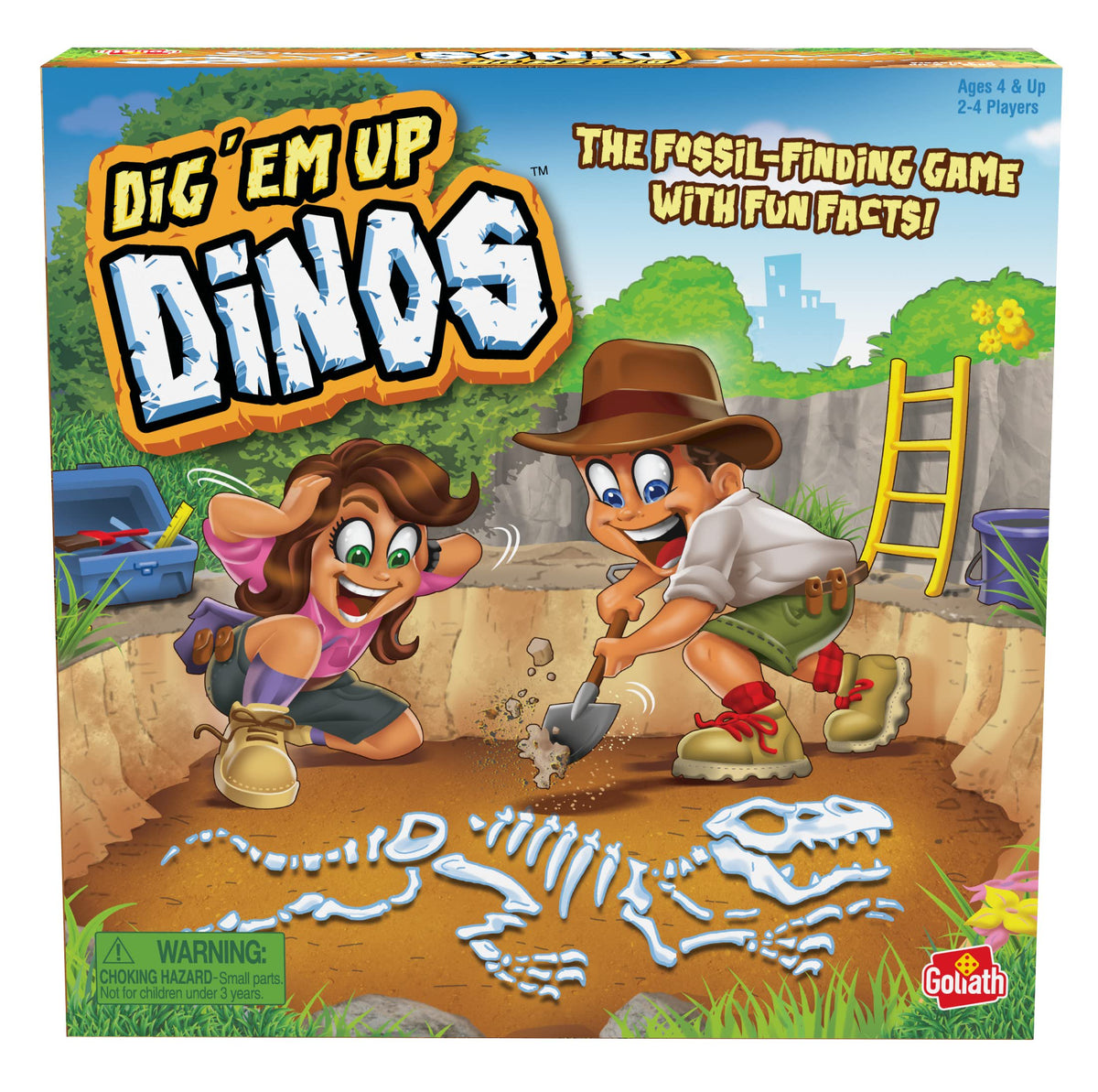 Goliath Dig 'Em Up Dinos | Fossil-Finding Dino-Building Game