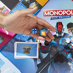 Hasbro Monopoly Fortnite Flip Edition Board Game for 4 Players