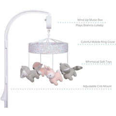 Sammy & Lou Sweet Forest Friends Musical Crib Mobile