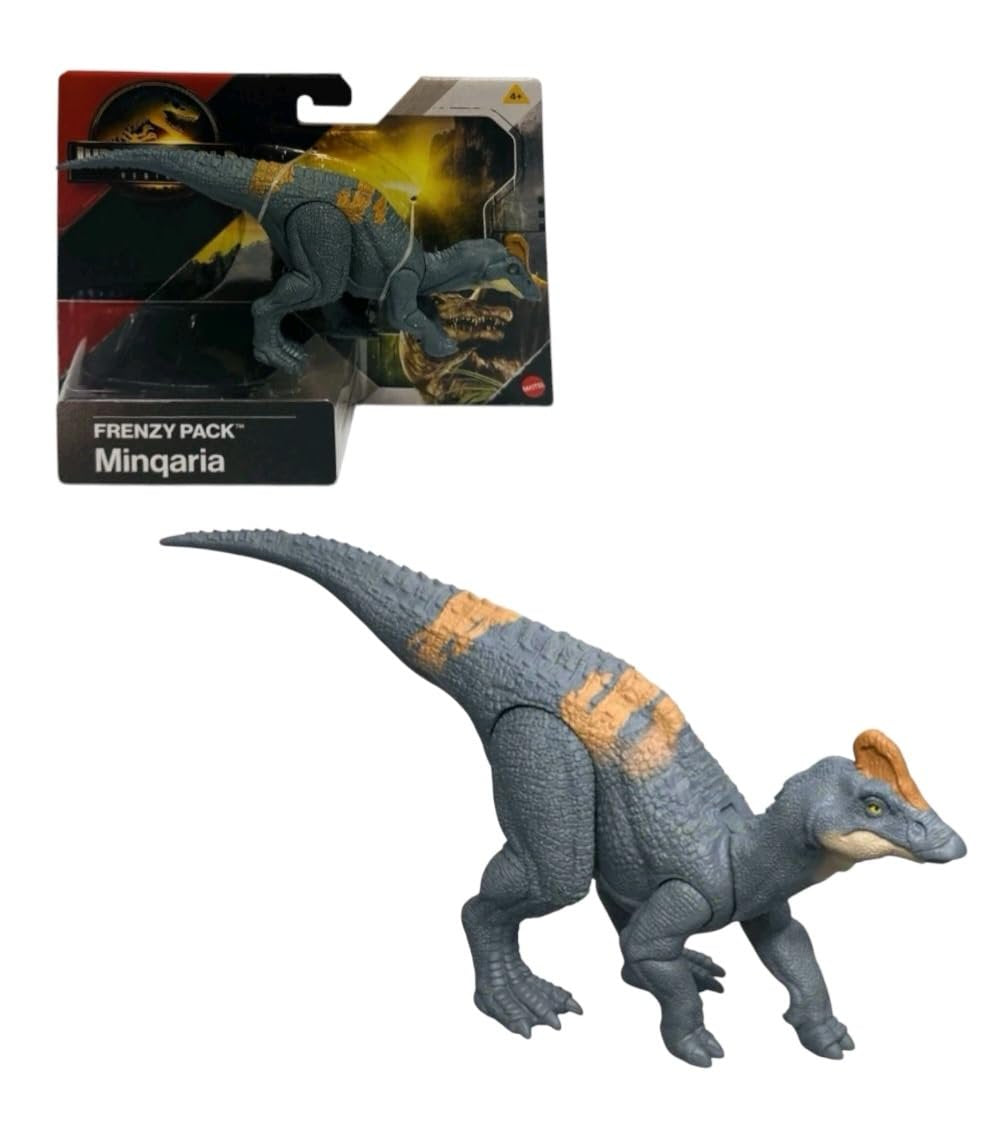 Mattel Jurassic World Rebirth Minqaria Frenzy Pack Dinosaur Figure