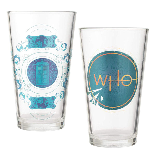 Doctor Who Series 11 Laser Etched Glasses – Set of 2, 16 oz
