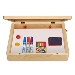Cra-Z-Art 5-in-1 Wooden Tabletop Easel with Chalkboard & Dry Erase